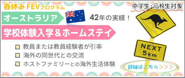 バナー:中高校生春休みFEV